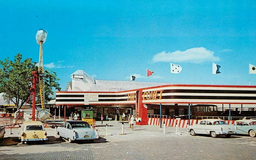 Silver Beach Amusement Park - Vintage Postcard